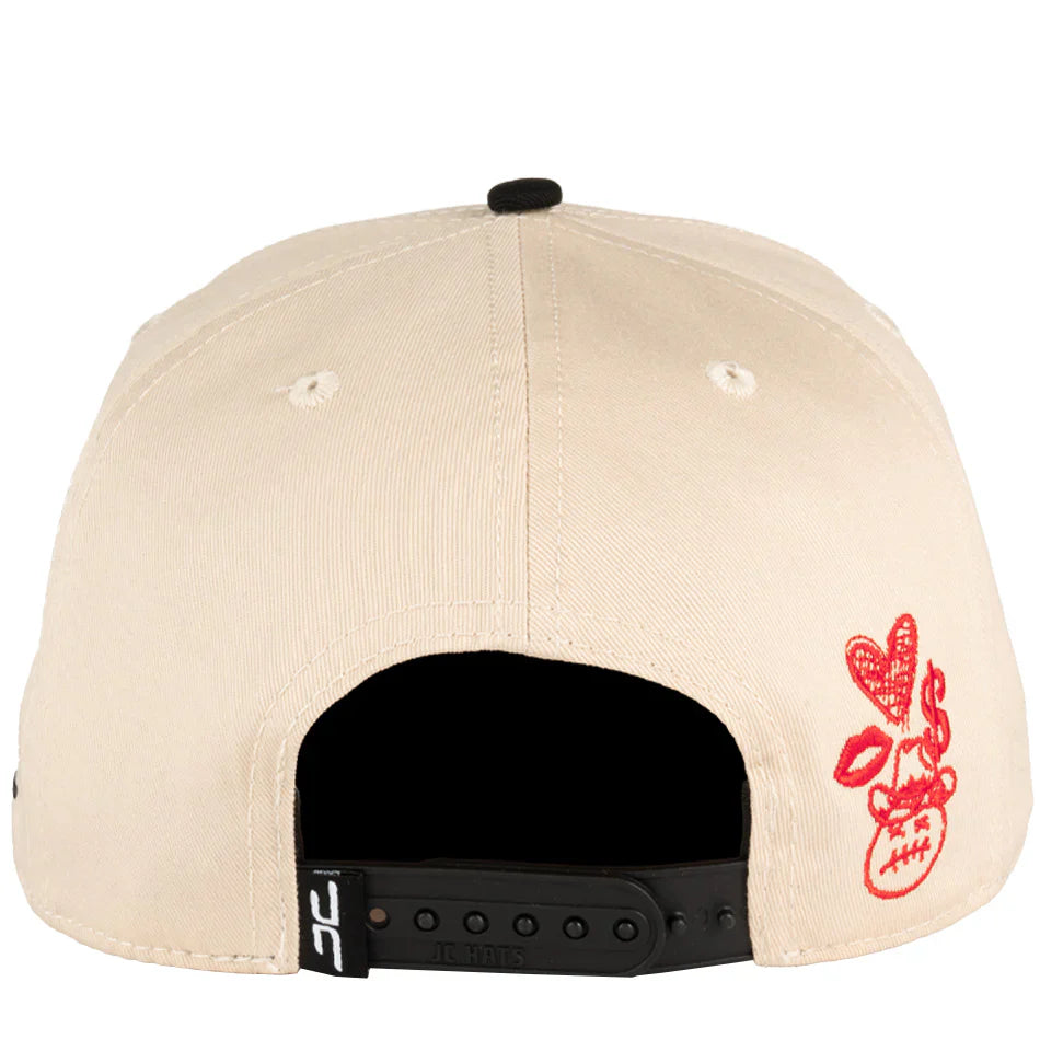 JC HATS SUGAR IN TRAINING BEIGE BLACK