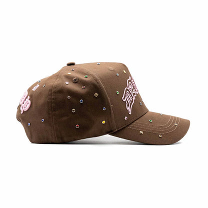GORRA DANDY HATS "️10 YEARS ANIVERSARY” PINK BROWN