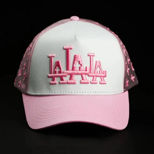 GORRA RUDE AWAKENINGS LALALA PINK MONOGRAM